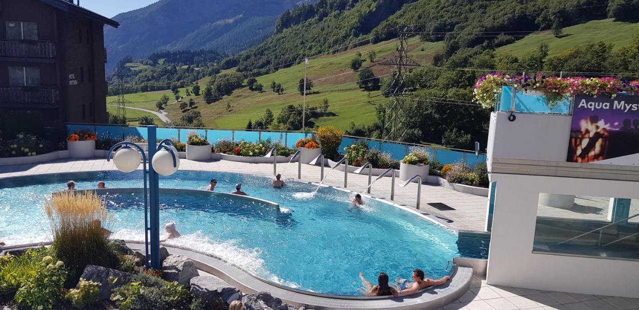 Appartamento Modernes Wohlfuehlstudio Im Haus Eldorado Mit Traumaussicht Leukerbad Esterno foto