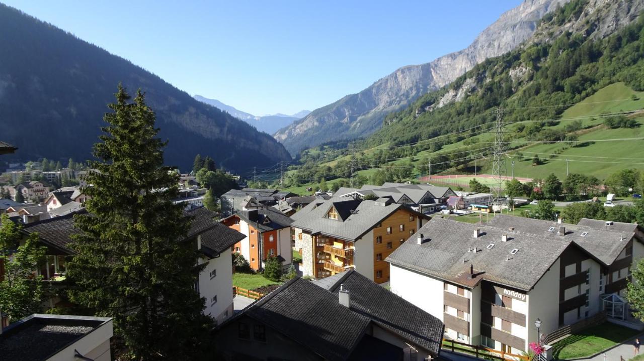 Appartamento Modernes Wohlfuehlstudio Im Haus Eldorado Mit Traumaussicht Leukerbad Esterno foto